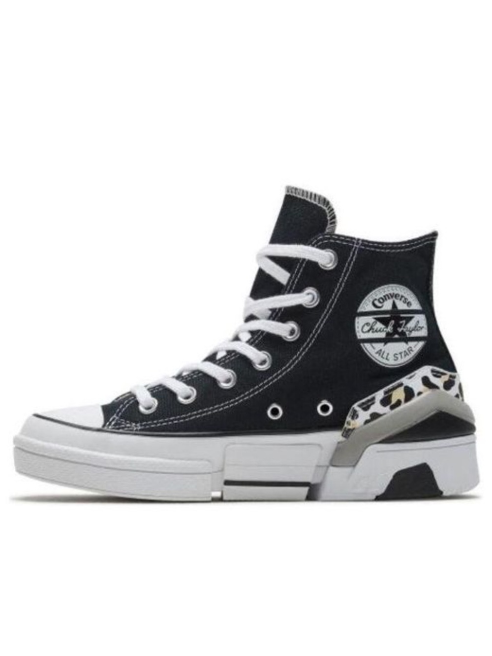 Converse Women's CPX70 High Canvas Black White Platform Sneaker size 10 NWOT